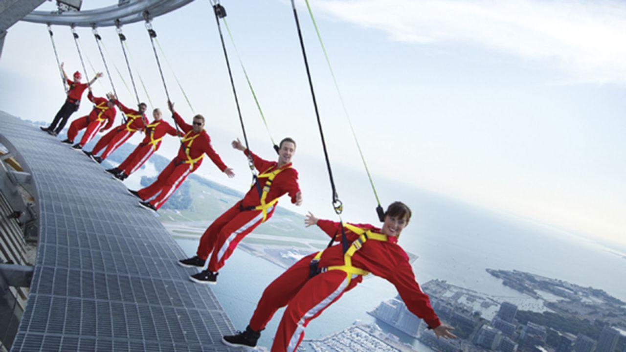 The highest man-made point in Canada. No Vancouver jokes, please.