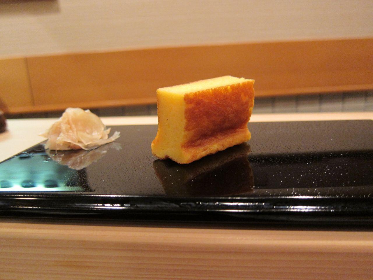 Egged on, Jiro finishes with Tamago.