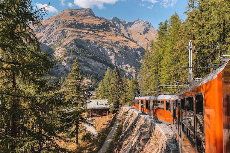 Ausflugsziele Schweiz Zermatt Gornergrat Bahn
