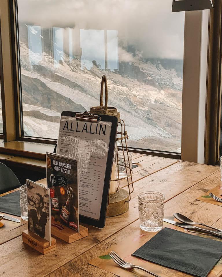 Ausflugsziele Schweiz Drehrestaurant Allalin
