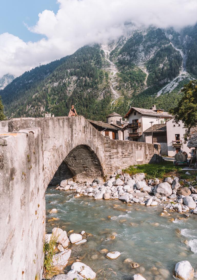 Bergell Vicosoprano Schweiz Graubuenden 2